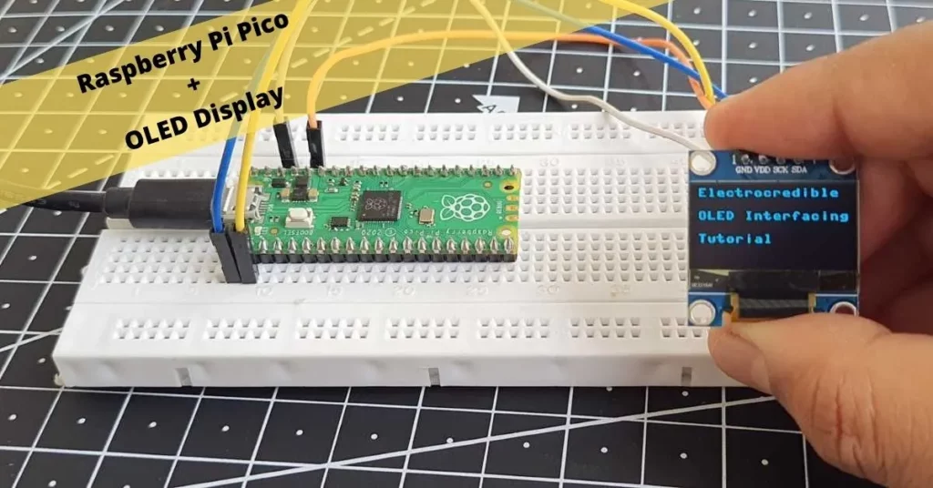 Raspberry Pi Pico With Ssd1306 Oled Display Micropython Example 8370