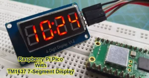 tm1637 with raspberry pi pico featured image