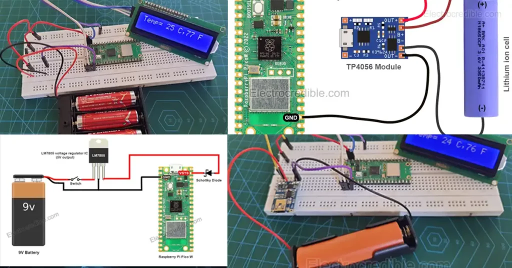 Raspberry Pi Pico Battery power guide feature image