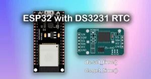 ESP32 DS3231 tutorial